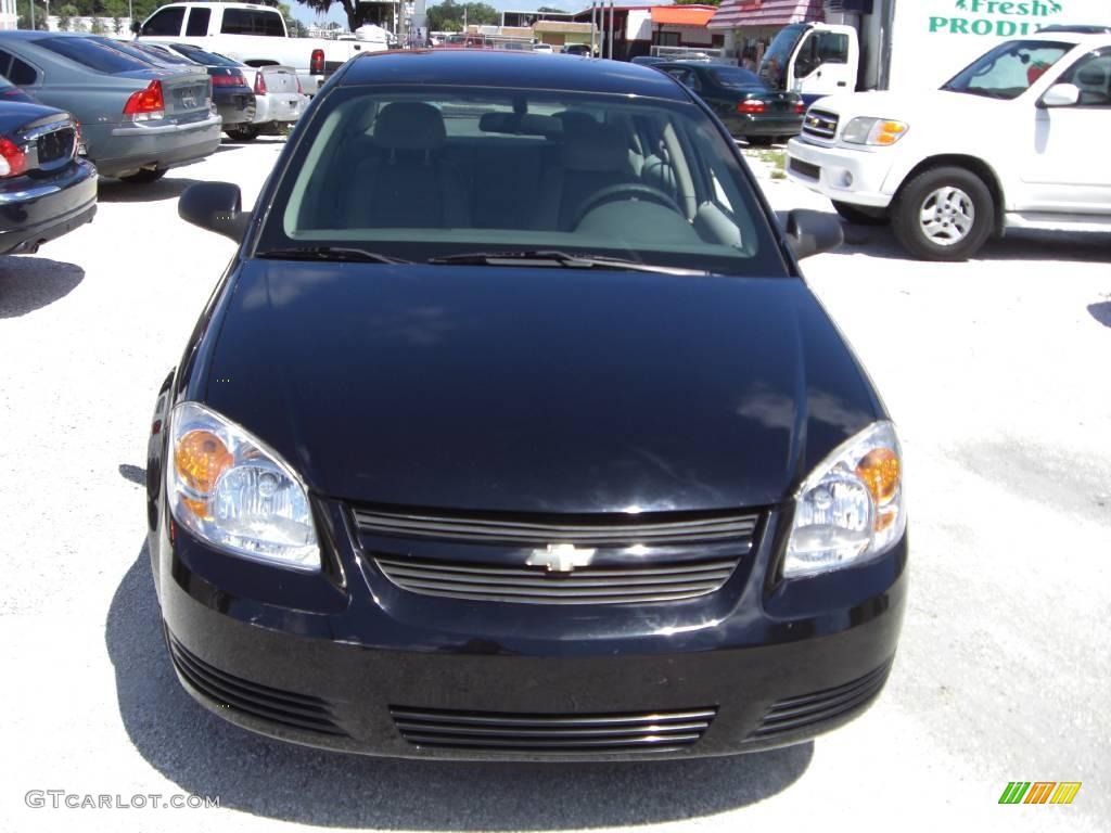 2007 Cobalt LS Sedan - Black / Gray photo #3