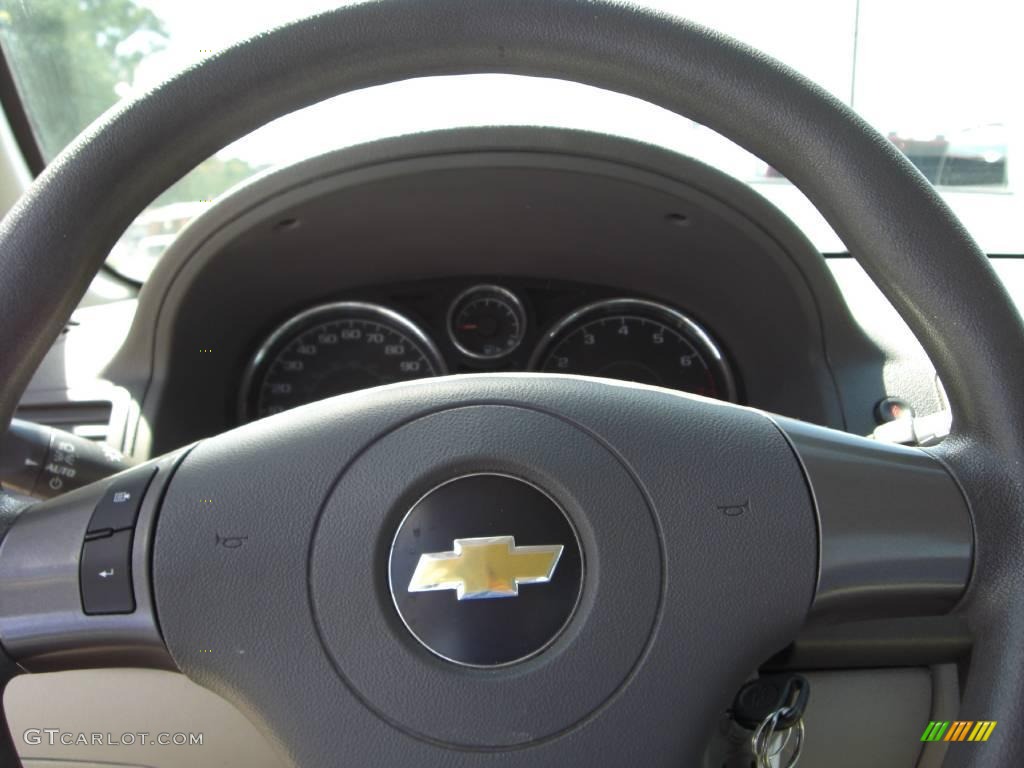 2007 Cobalt LS Sedan - Black / Gray photo #10