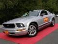 2005 Satin Silver Metallic Ford Mustang V6 Premium Coupe  photo #1