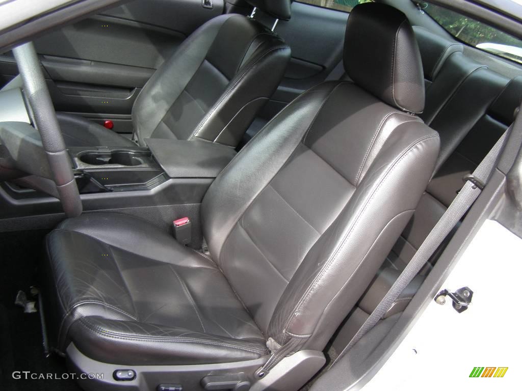 2005 Mustang V6 Premium Coupe - Satin Silver Metallic / Dark Charcoal photo #14
