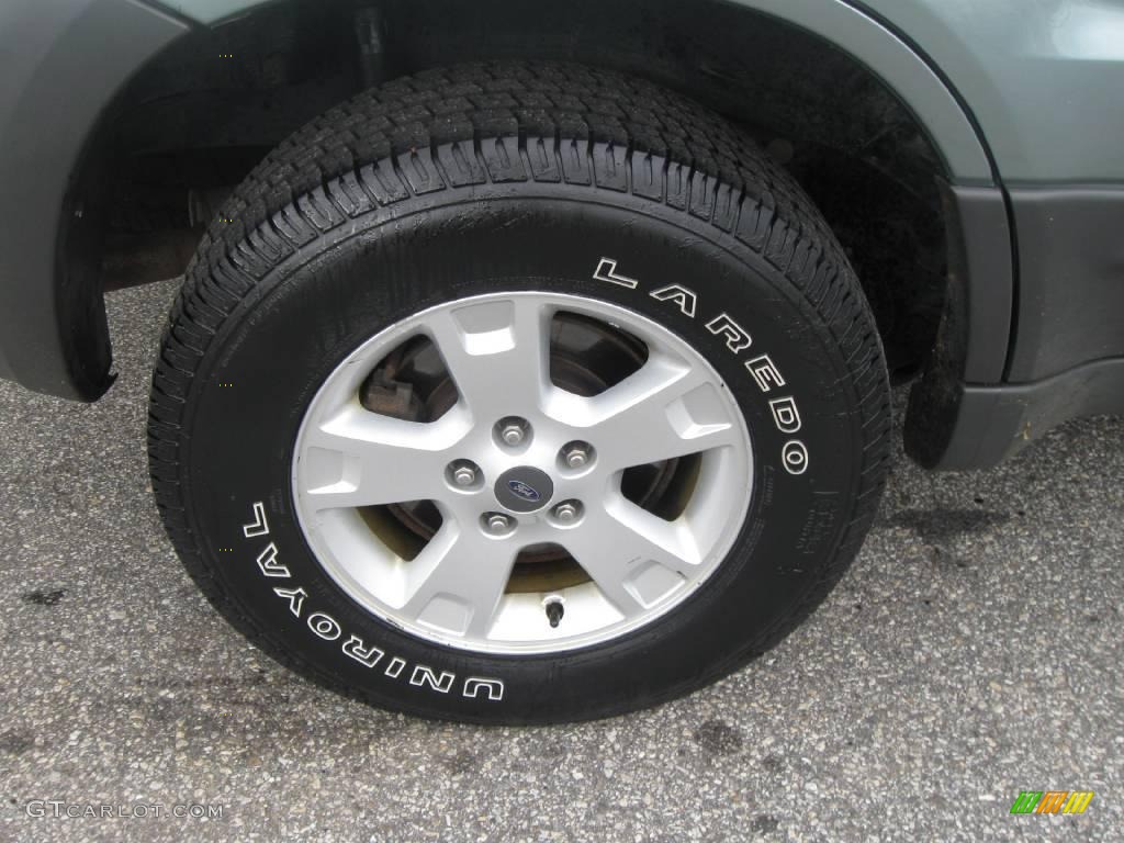 2005 Escape XLT V6 4WD - Titanium Green Metallic / Medium/Dark Flint Grey photo #4