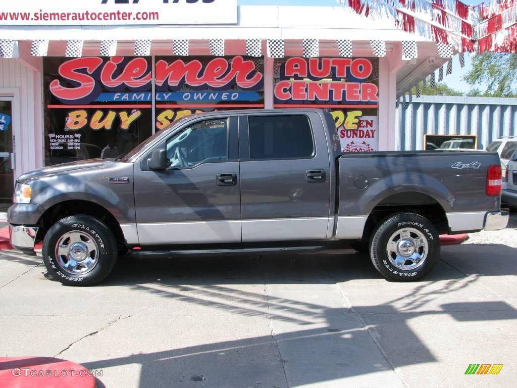 2006 F150 XLT SuperCrew 4x4 - Dark Shadow Grey Metallic / Medium/Dark Flint photo #1