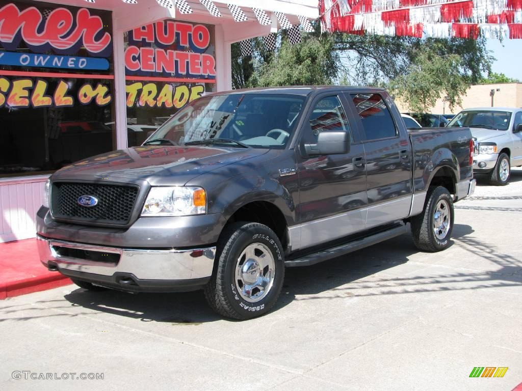 2006 F150 XLT SuperCrew 4x4 - Dark Shadow Grey Metallic / Medium/Dark Flint photo #5