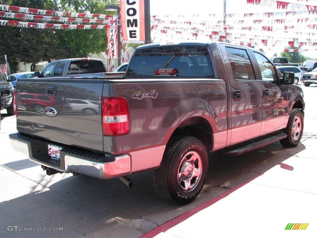 2006 F150 XLT SuperCrew 4x4 - Dark Shadow Grey Metallic / Medium/Dark Flint photo #15