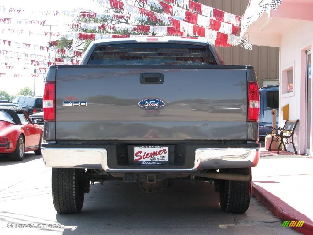 2006 F150 XLT SuperCrew 4x4 - Dark Shadow Grey Metallic / Medium/Dark Flint photo #19