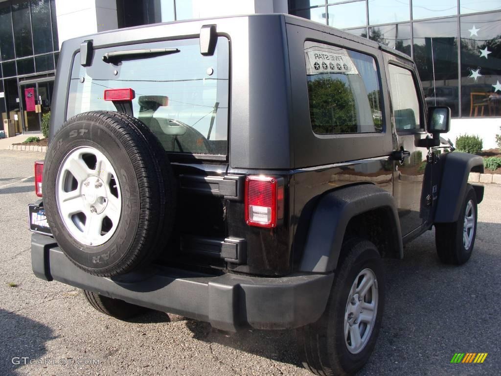 2009 Wrangler X 4x4 - Black / Dark Slate Gray/Medium Slate Gray photo #4