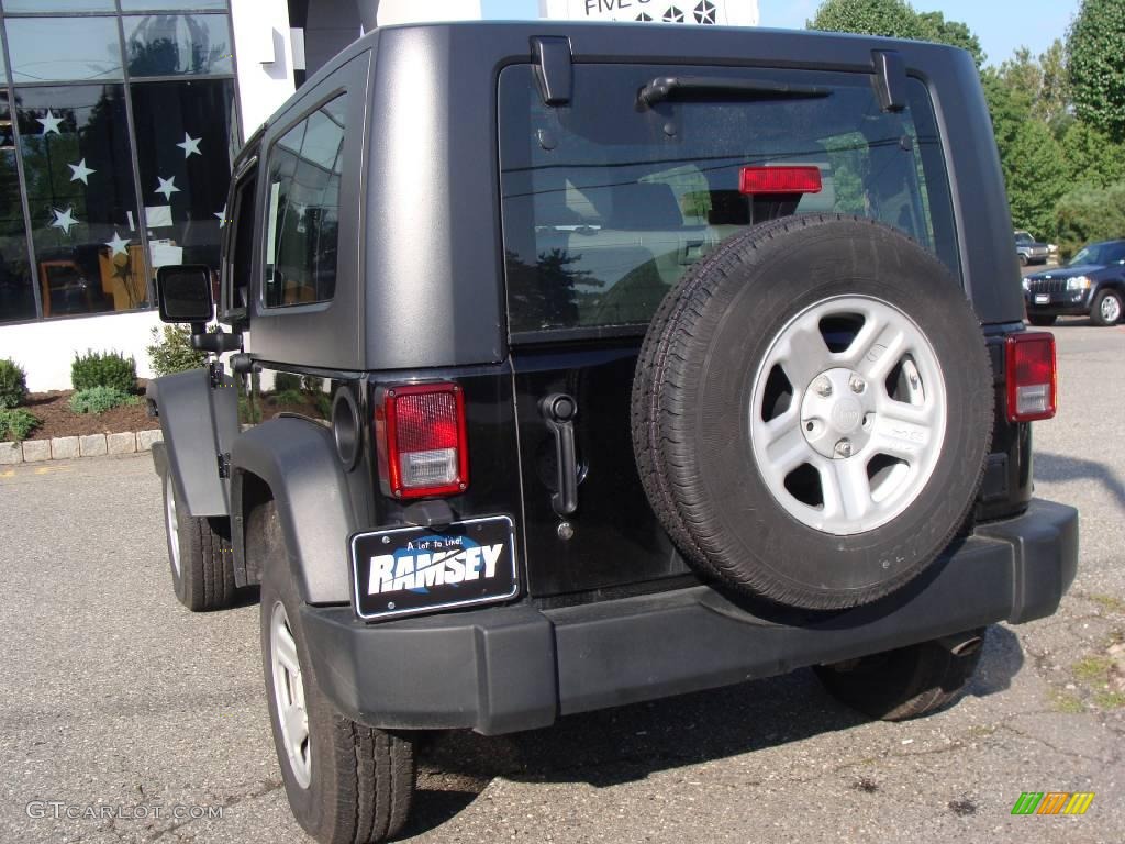2009 Wrangler X 4x4 - Black / Dark Slate Gray/Medium Slate Gray photo #6