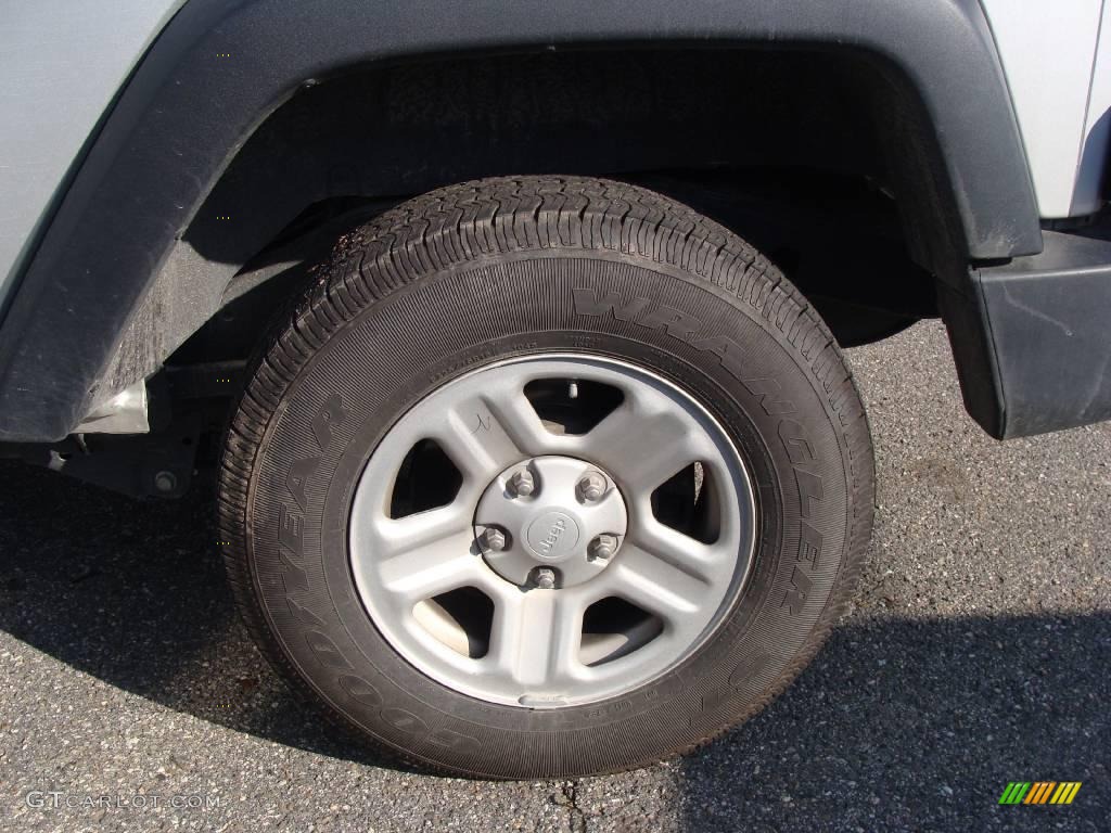 2009 Wrangler X 4x4 - Bright Silver Metallic / Dark Slate Gray/Medium Slate Gray photo #7