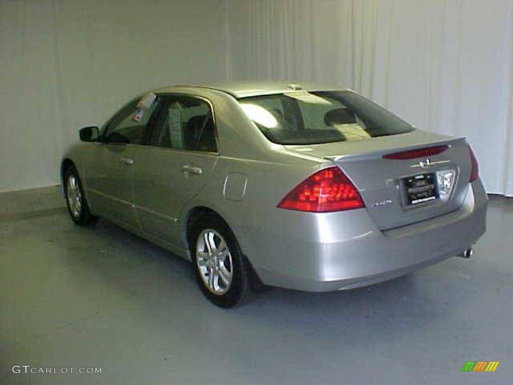 2007 Accord EX-L Sedan - Alabaster Silver Metallic / Black photo #20