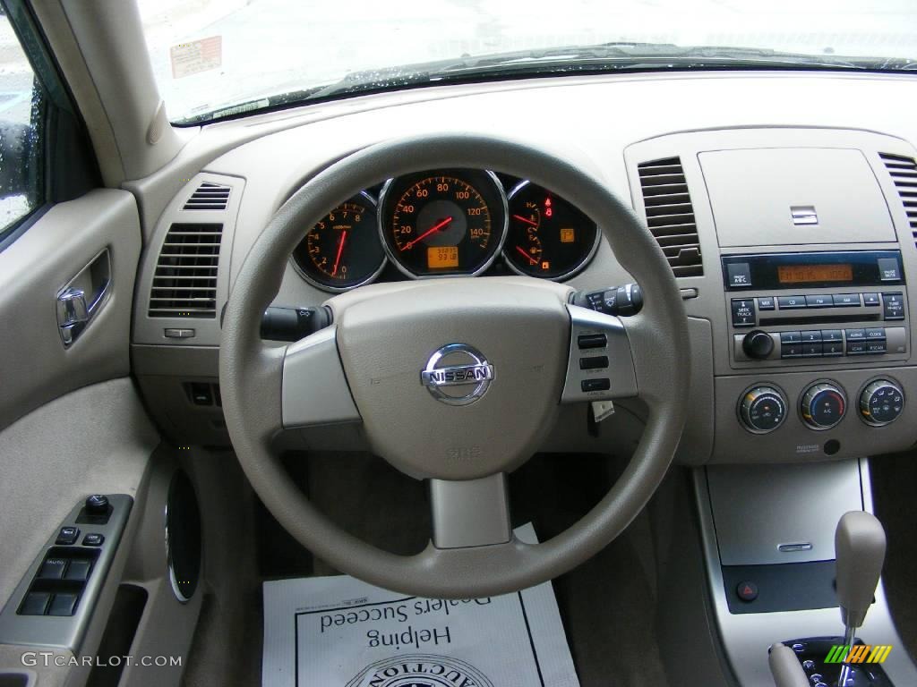 2006 Altima 2.5 S - Mystic Emerald Metallic / Blond photo #20