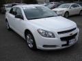 2009 Summit White Chevrolet Malibu LS Sedan  photo #2