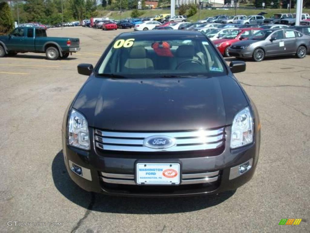 2006 Fusion SEL V6 - Charcoal Beige Metallic / Medium Light Stone photo #10