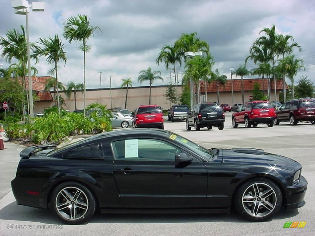2007 Mustang GT Premium Coupe - Black / Black/Dove Accent photo #2