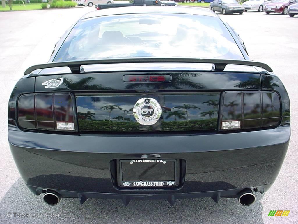 2007 Mustang GT Premium Coupe - Black / Black/Dove Accent photo #4