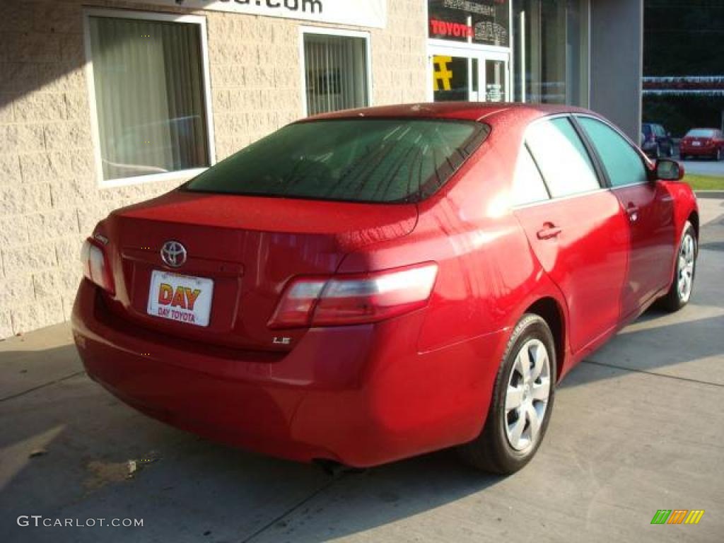 2009 Camry LE - Barcelona Red Metallic / Bisque photo #2