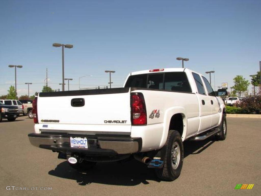 2004 Silverado 3500HD LT Crew Cab 4x4 - Summit White / Medium Gray photo #6