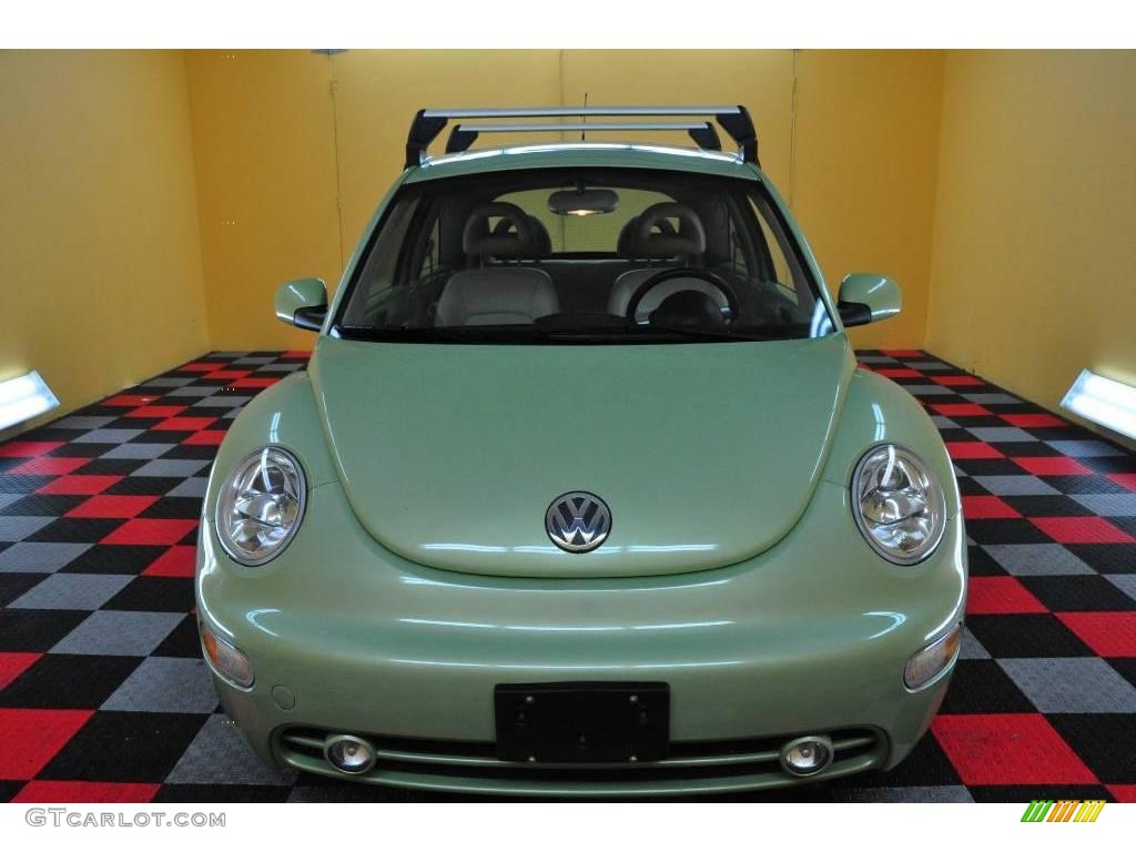 2001 New Beetle GLX 1.8T Coupe - Cyber Green Metallic / Cream photo #2