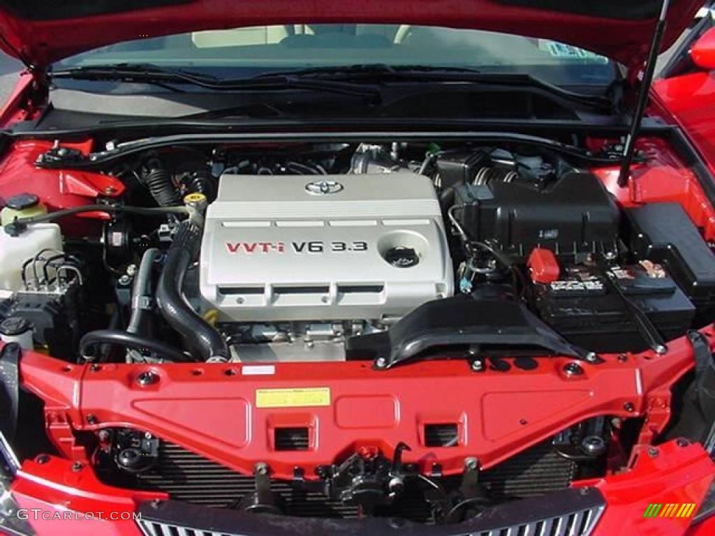 2005 Solara SLE V6 Coupe - Absolutely Red / Ivory photo #4