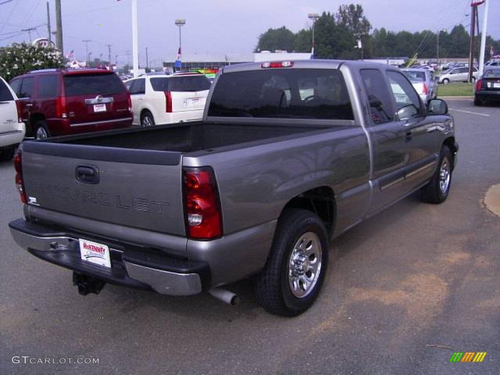 2006 Silverado 1500 Work Truck Extended Cab - Graystone Metallic / Dark Charcoal photo #5