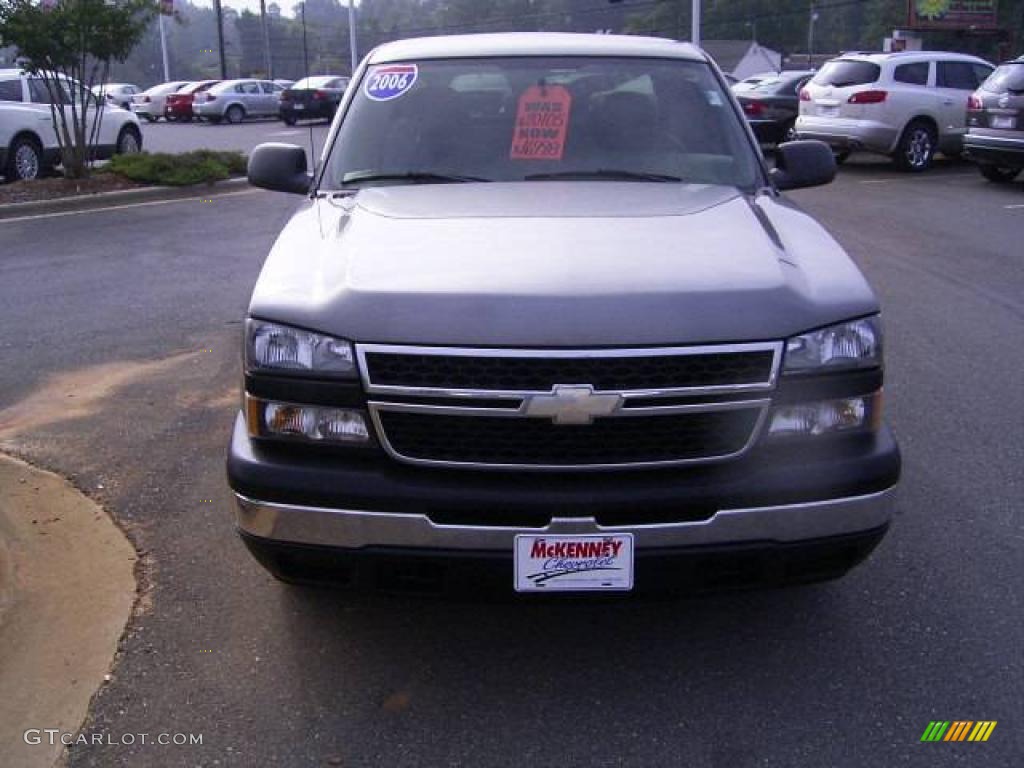 2006 Silverado 1500 Work Truck Extended Cab - Graystone Metallic / Dark Charcoal photo #7