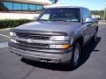 2000 Light Pewter Metallic Chevrolet Silverado 1500 LS Extended Cab 4x4  photo #4