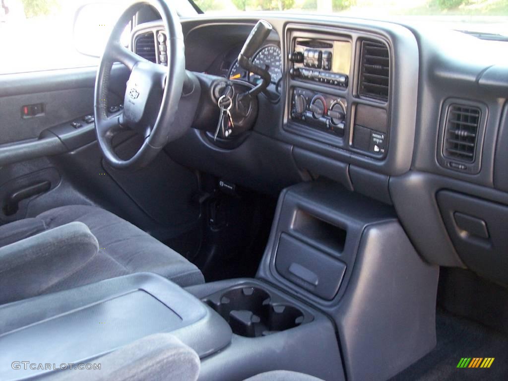 2000 Silverado 1500 LS Extended Cab 4x4 - Light Pewter Metallic / Graphite photo #43