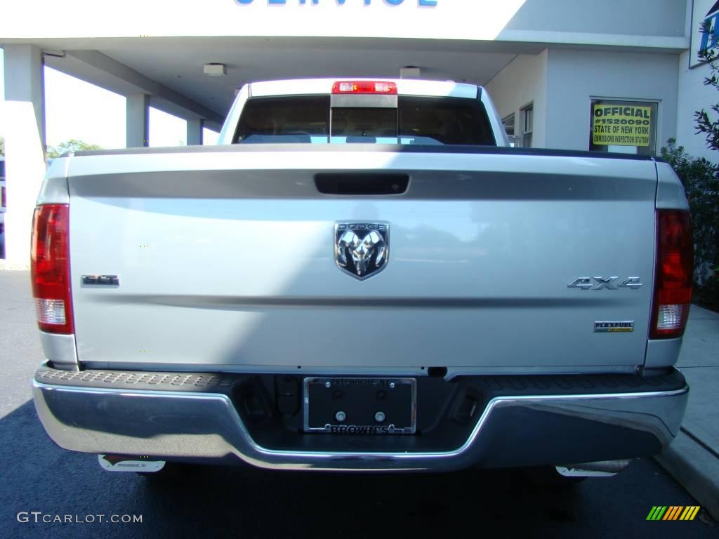 2009 Ram 1500 SLT Quad Cab 4x4 - Bright Silver Metallic / Dark Slate/Medium Graystone photo #5