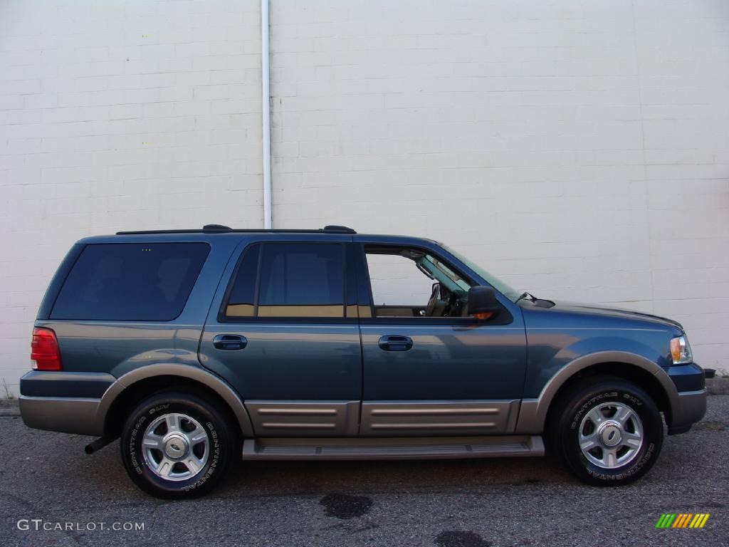 2003 Expedition Eddie Bauer 4x4 - Medium Wedgewood Blue Metallic / Medium Parchment photo #3
