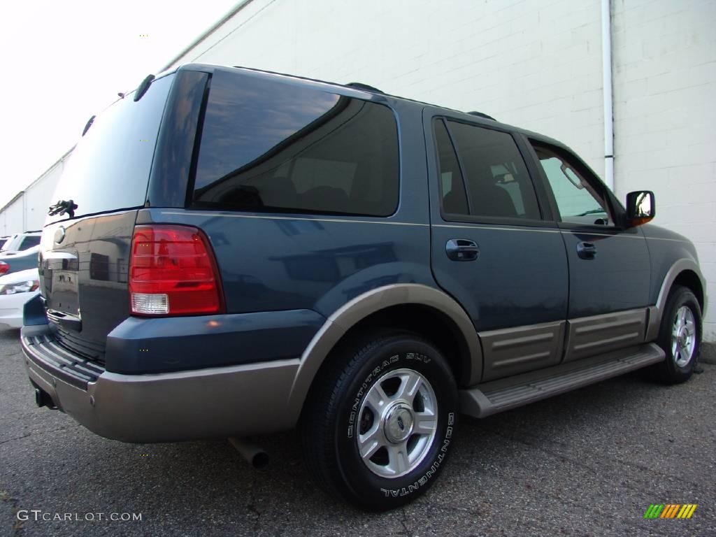 2003 Expedition Eddie Bauer 4x4 - Medium Wedgewood Blue Metallic / Medium Parchment photo #10