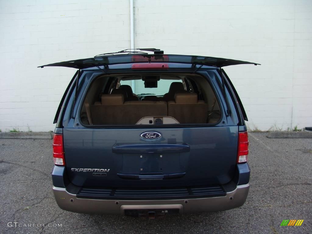 2003 Expedition Eddie Bauer 4x4 - Medium Wedgewood Blue Metallic / Medium Parchment photo #13