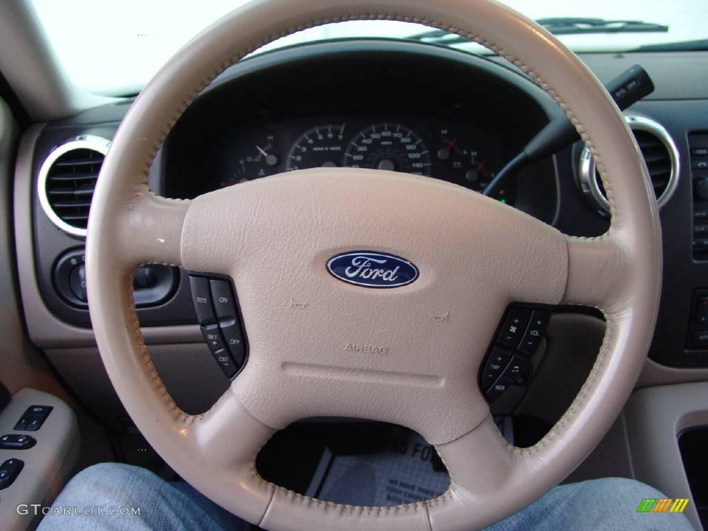 2003 Expedition Eddie Bauer 4x4 - Medium Wedgewood Blue Metallic / Medium Parchment photo #40