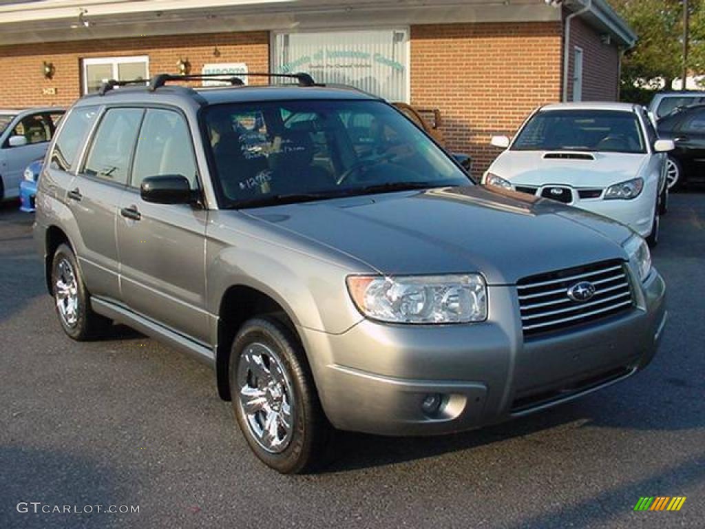 2007 Forester 2.5 X - Urban Gray Metallic / Graphite Gray photo #1