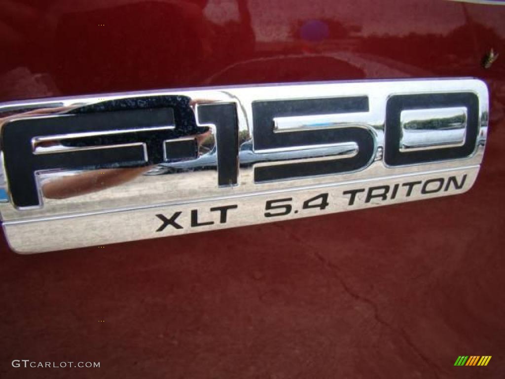 2005 F150 XLT SuperCab - Dark Toreador Red Metallic / Tan photo #26