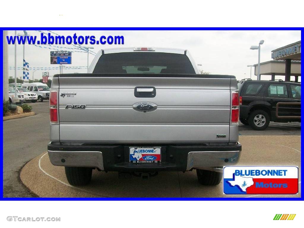 2010 F150 XLT SuperCrew - Ingot Silver Metallic / Medium Stone photo #12