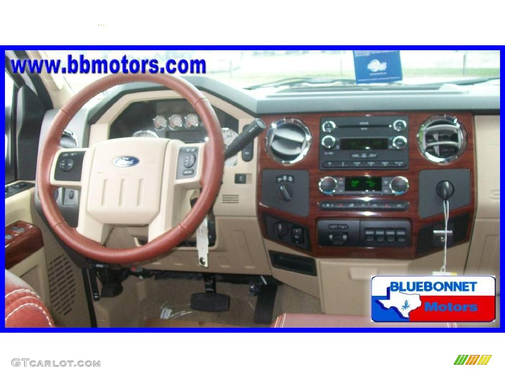 2010 F350 Super Duty King Ranch Crew Cab 4x4 Dually - Oxford White / Chaparral Leather photo #8