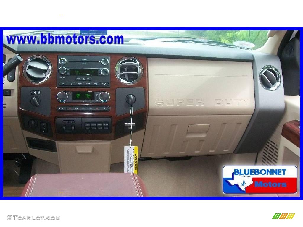 2010 F350 Super Duty King Ranch Crew Cab 4x4 Dually - Oxford White / Chaparral Leather photo #9