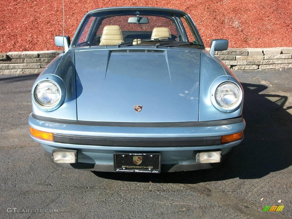 1981 911 SC Targa - Light Blue Metallic / Beige photo #8
