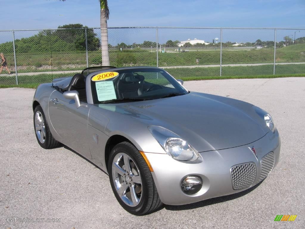 2008 Solstice Roadster - Cool Silver / Ebony photo #1