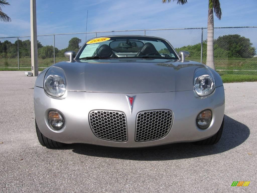 2008 Solstice Roadster - Cool Silver / Ebony photo #9