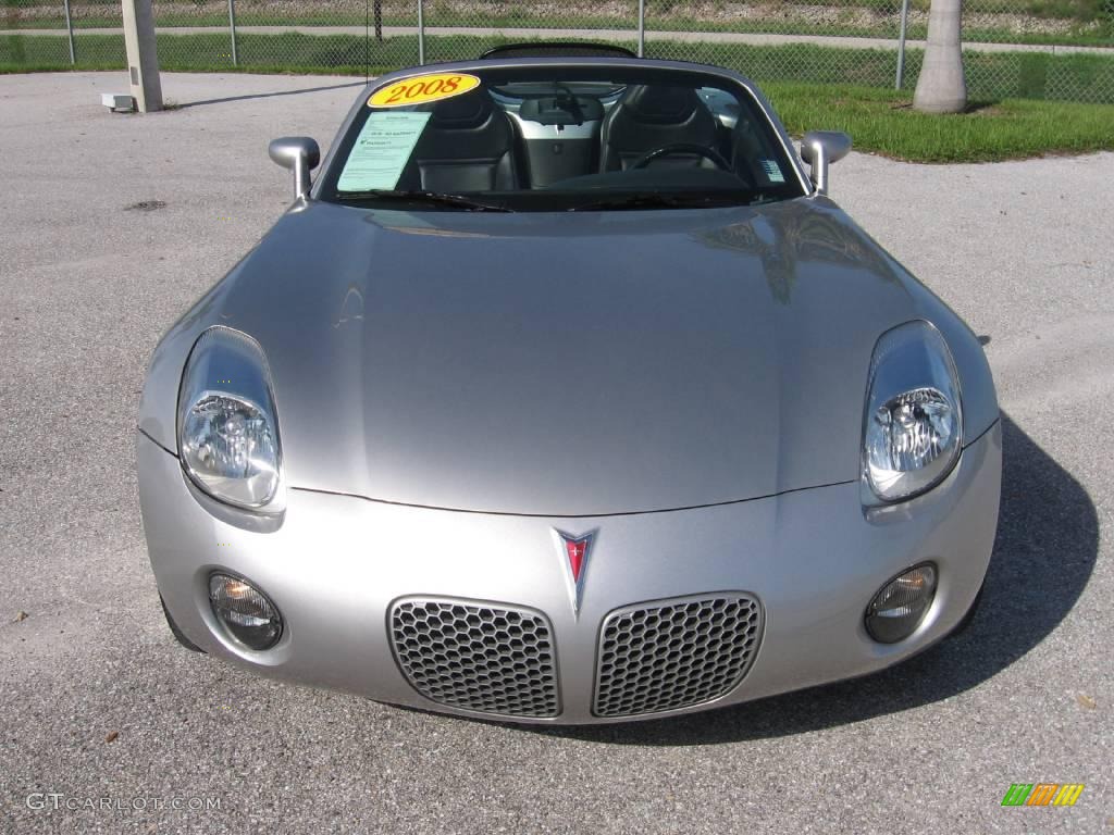 2008 Solstice Roadster - Cool Silver / Ebony photo #10