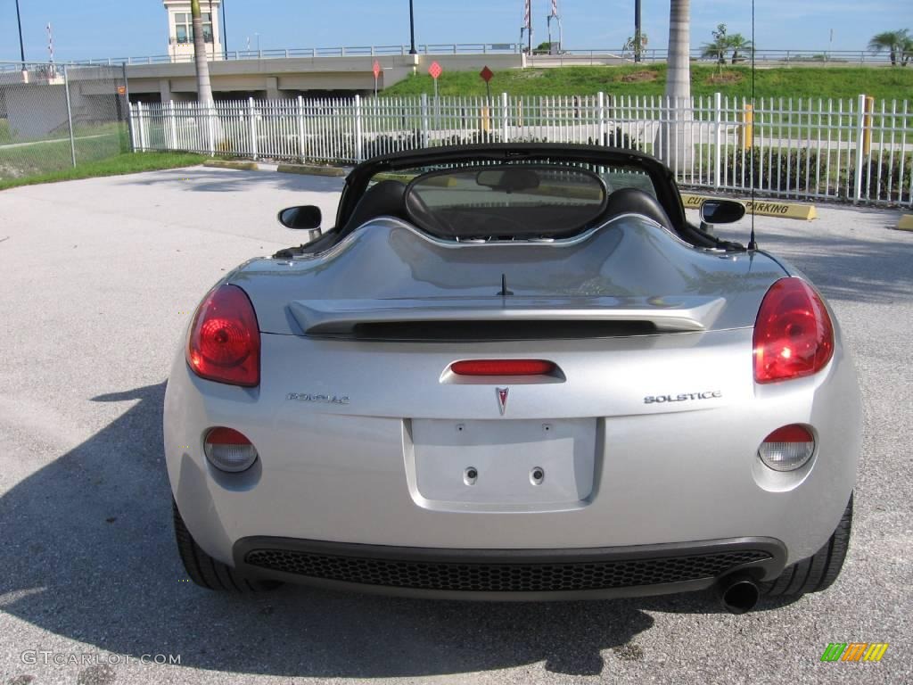 2008 Solstice Roadster - Cool Silver / Ebony photo #13