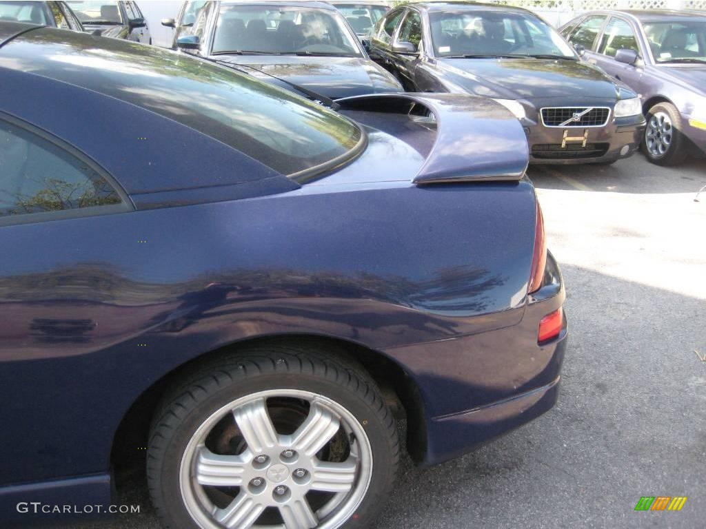 2001 Eclipse GT Coupe - Huntington Blue Pearl / Beige photo #4