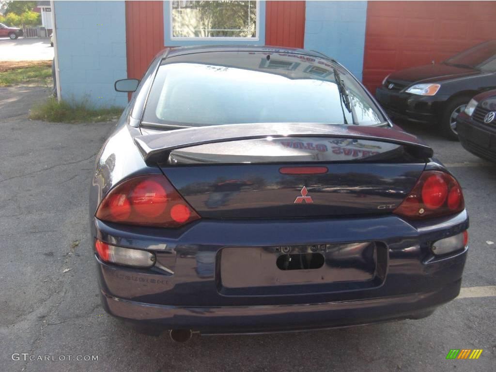 2001 Eclipse GT Coupe - Huntington Blue Pearl / Beige photo #6