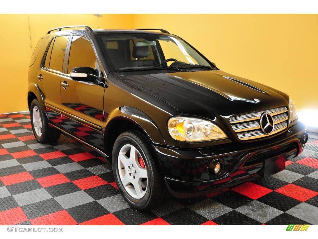 Black Mercedes-Benz ML