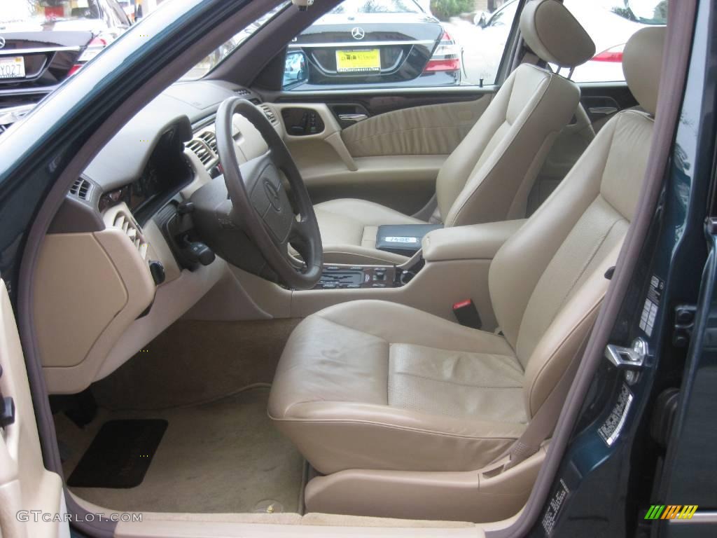 1997 E 320 Sedan - Brilliant Emerald Green Metallic / Parchment photo #26
