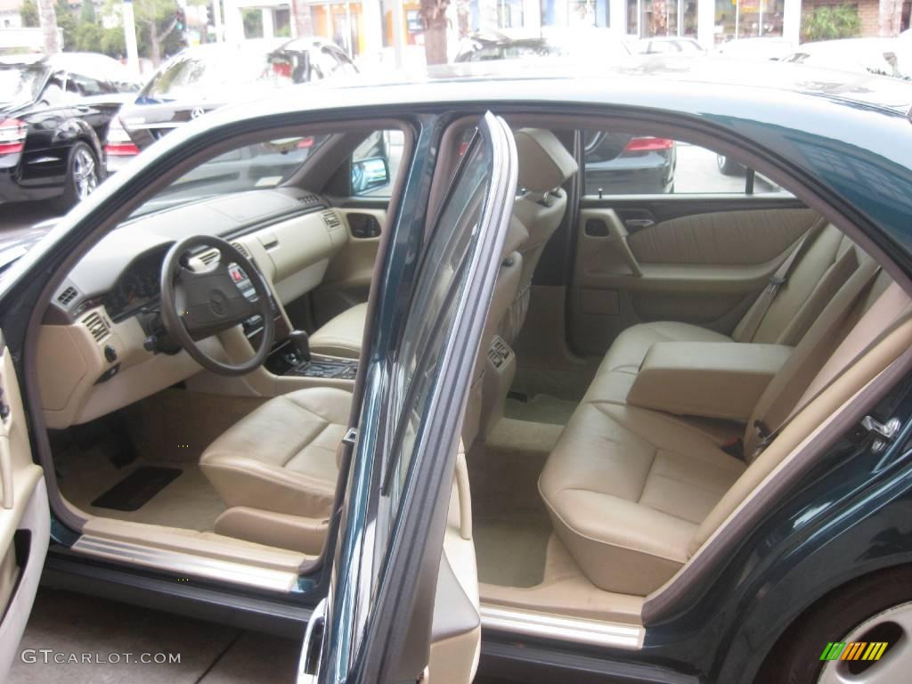 1997 E 320 Sedan - Brilliant Emerald Green Metallic / Parchment photo #42