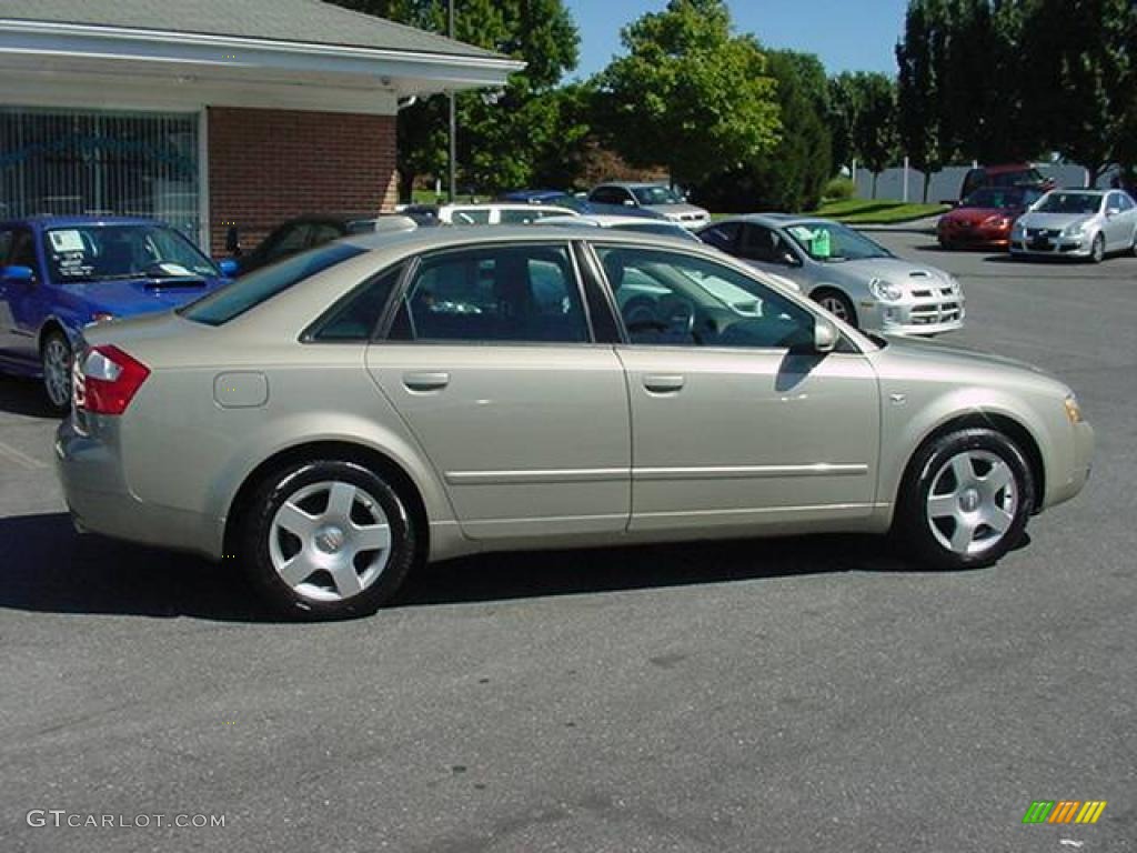2004 A4 1.8T quattro Sedan - Champagne Metallic / Ebony photo #7