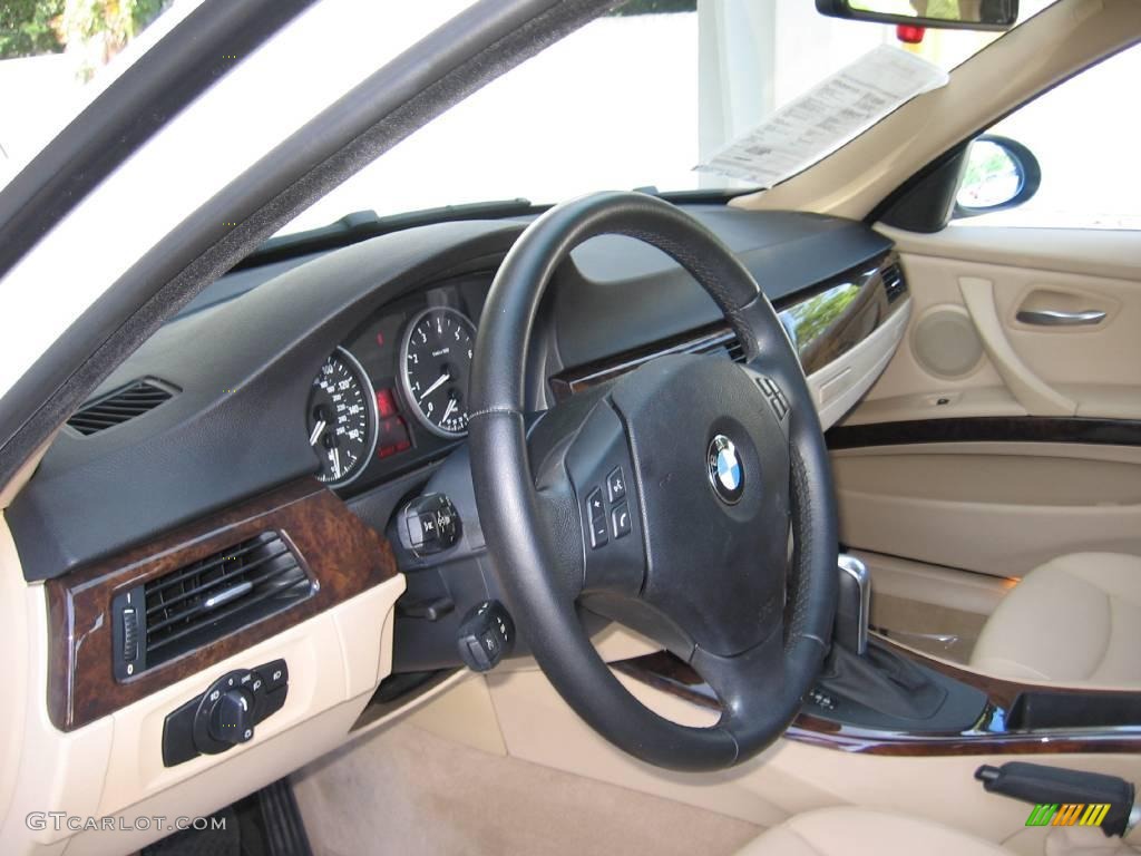2006 3 Series 325i Sedan - Alpine White / Beige photo #5