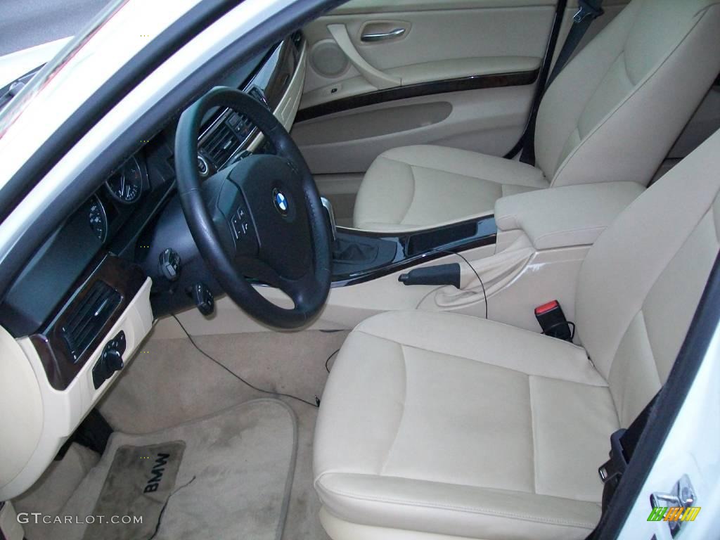 2006 3 Series 325i Sedan - Alpine White / Beige photo #12