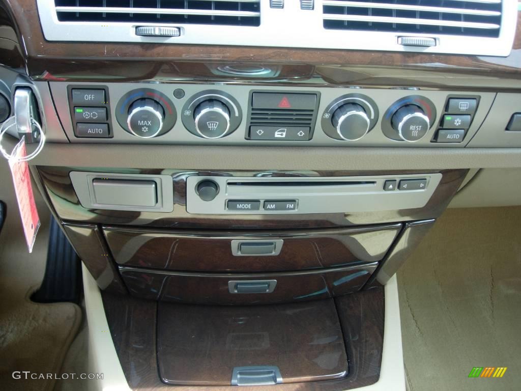 2006 7 Series 750Li Sedan - Black Sapphire Metallic / Dark Beige/Beige III photo #18